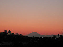 夕暮の富士山(10k) 