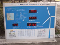 風力発電量表示板(14k) 9日撮影