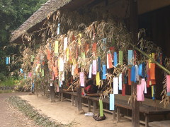 民家園の竹飾り(20k) 