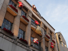 サンタクロース人形 サンタクロース人形(24k) 13日撮影