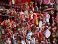 雛の吊るし飾り 雛の吊るし飾り(31k)